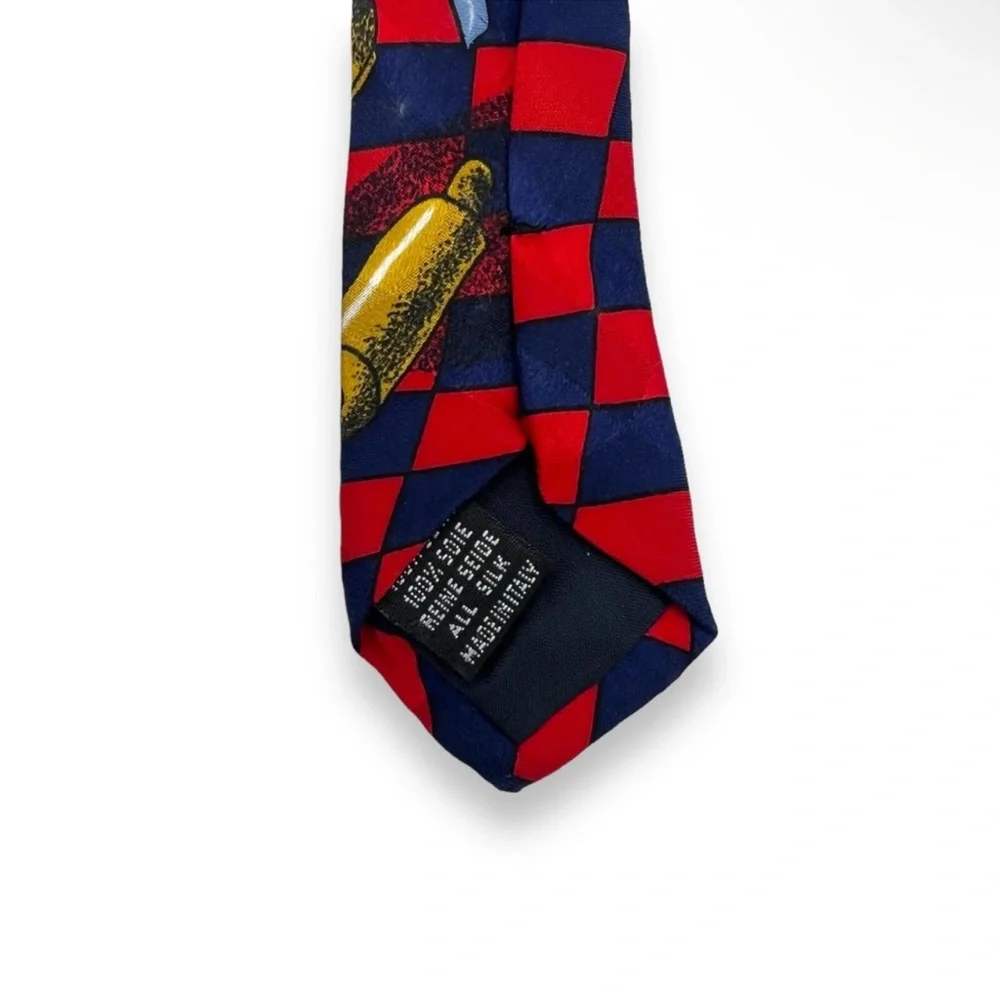 NWT VTG HAPPY BIRTHDAY GOOFY‎ Disney Mickey & Co Atlas Design All Silk Mens Tie